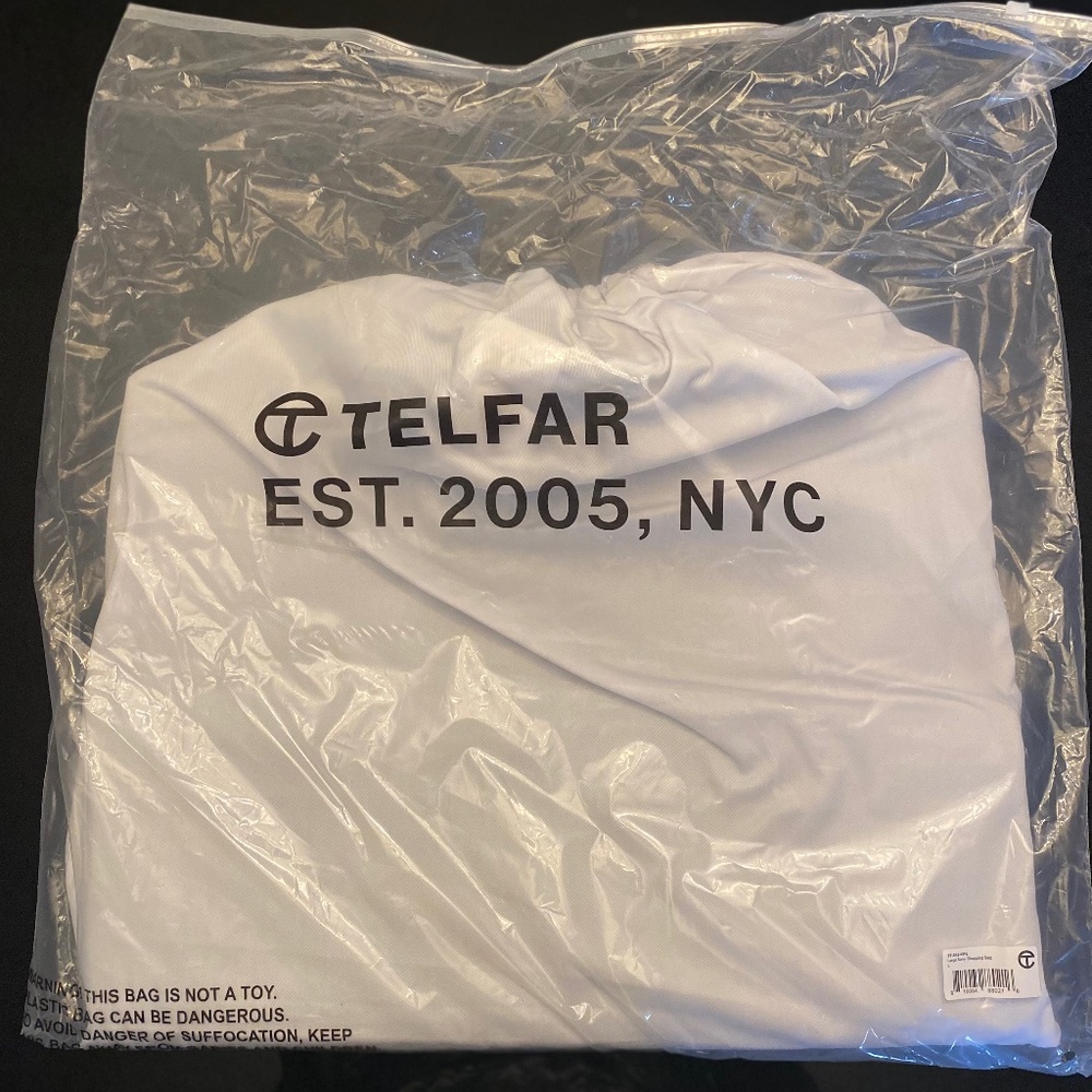 Large Telfar Shopping Bag Navy Blue